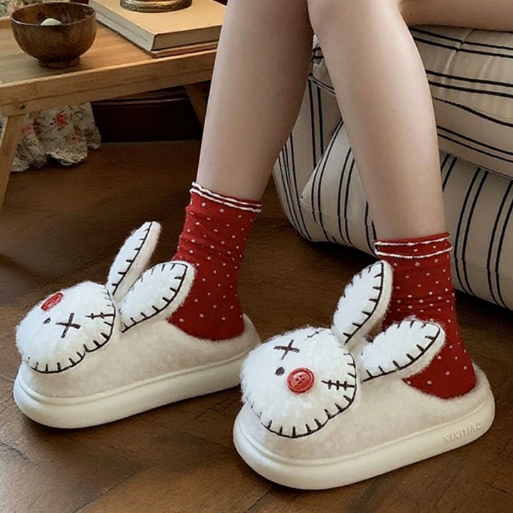 Funny Evil Bunny House Slippers