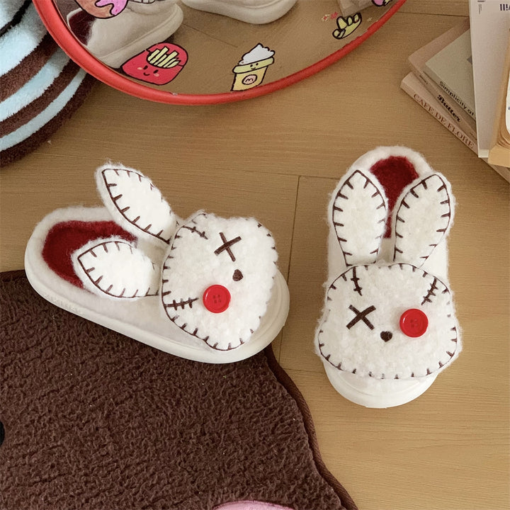 Funny Evil Bunny House Slippers