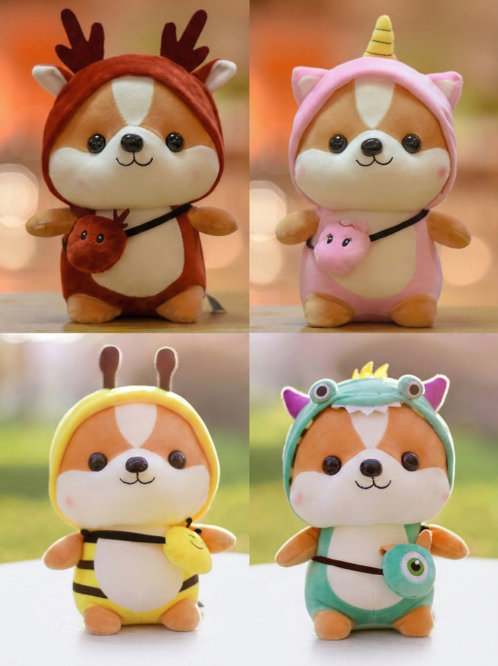 Adorable Dinosaur Squirrel Plush Toy