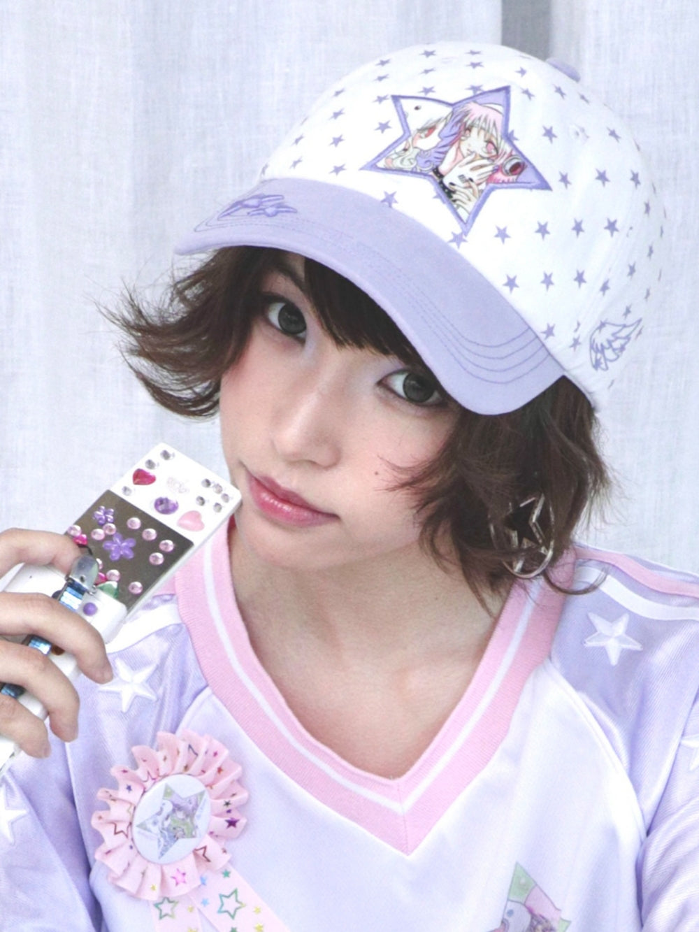 Y2K Star Graphic Embroidered Baseball Cap