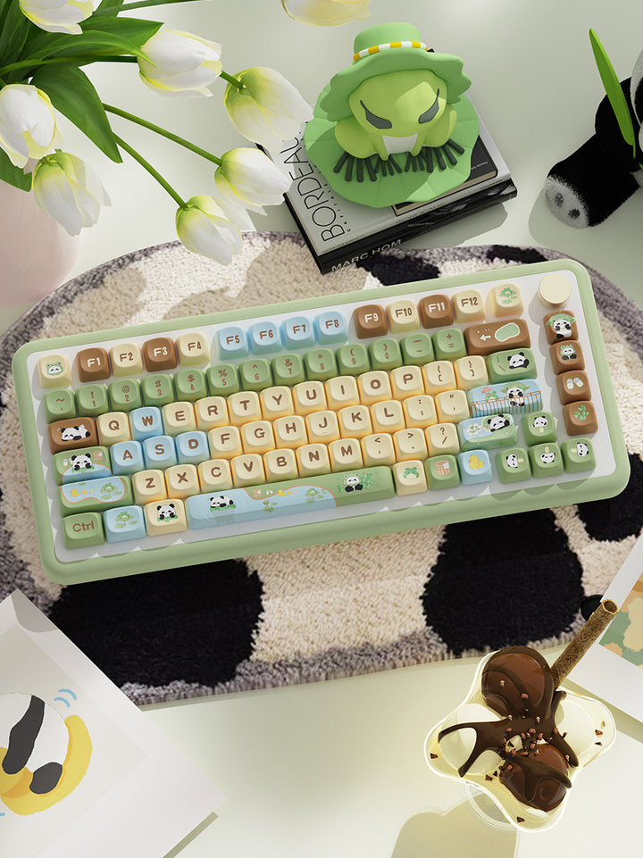 Panda Theme Keycaps Set for Mechanical Keyboards