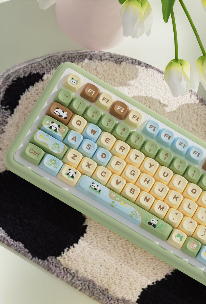 Panda Theme Keycaps Set for Mechanical Keyboards