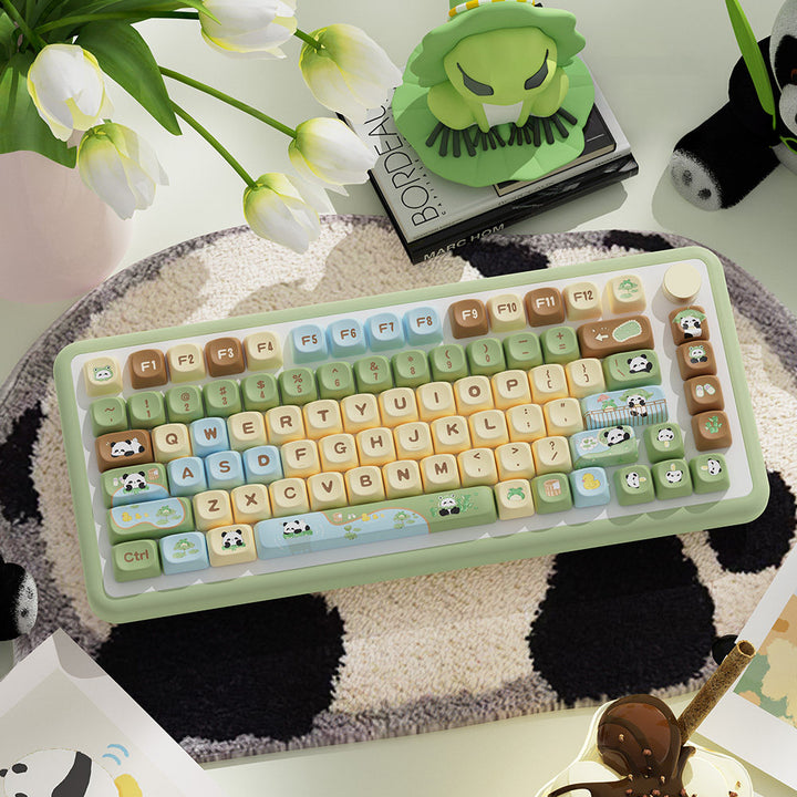 Panda Theme Keycaps Set for Mechanical Keyboards