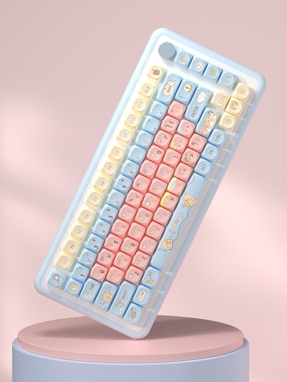Book of Encounters Duck Theme Keycaps for Mechanical Keyboards