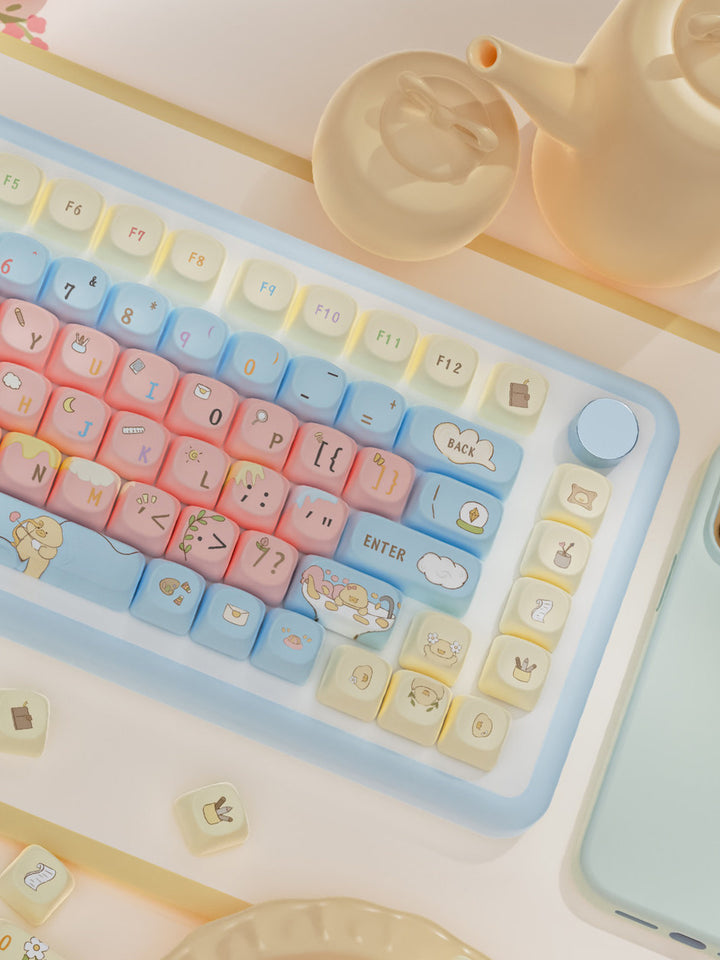 Book of Encounters Duck Theme Keycaps for Mechanical Keyboards