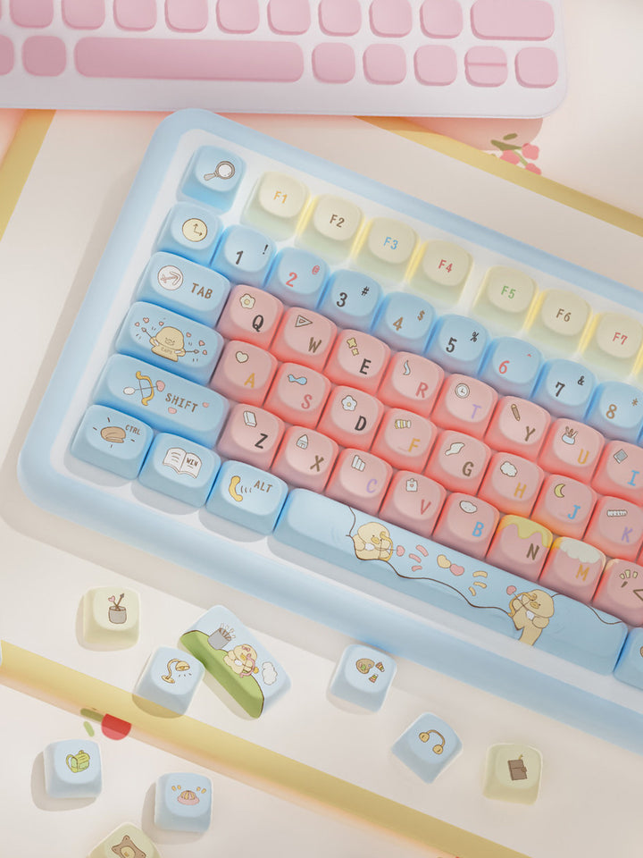 Book of Encounters Duck Theme Keycaps for Mechanical Keyboards