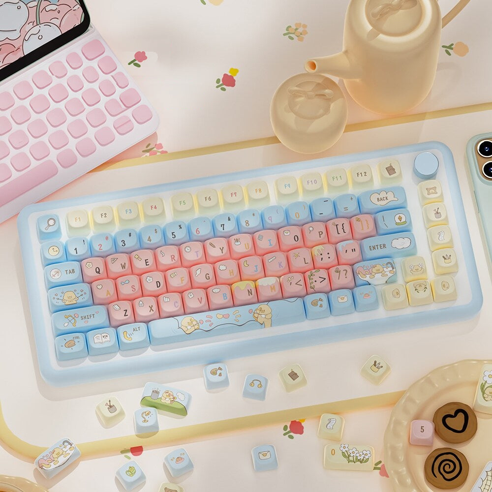 Book of Encounters Duck Theme Keycaps for Mechanical Keyboards