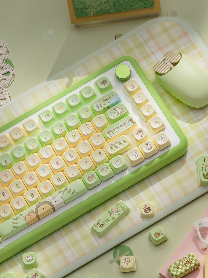 Forest Fairy Tale Theme Keycaps for Mechanical Keyboards