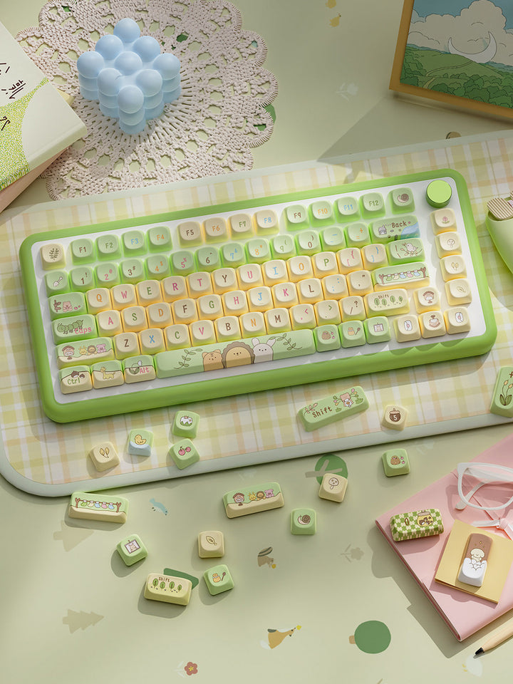 Forest Fairy Tale Theme Keycaps for Mechanical Keyboards