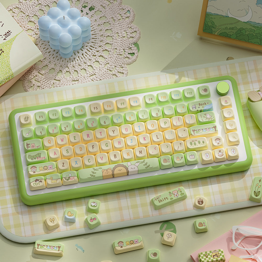 Forest Fairy Tale Theme Keycaps for Mechanical Keyboards