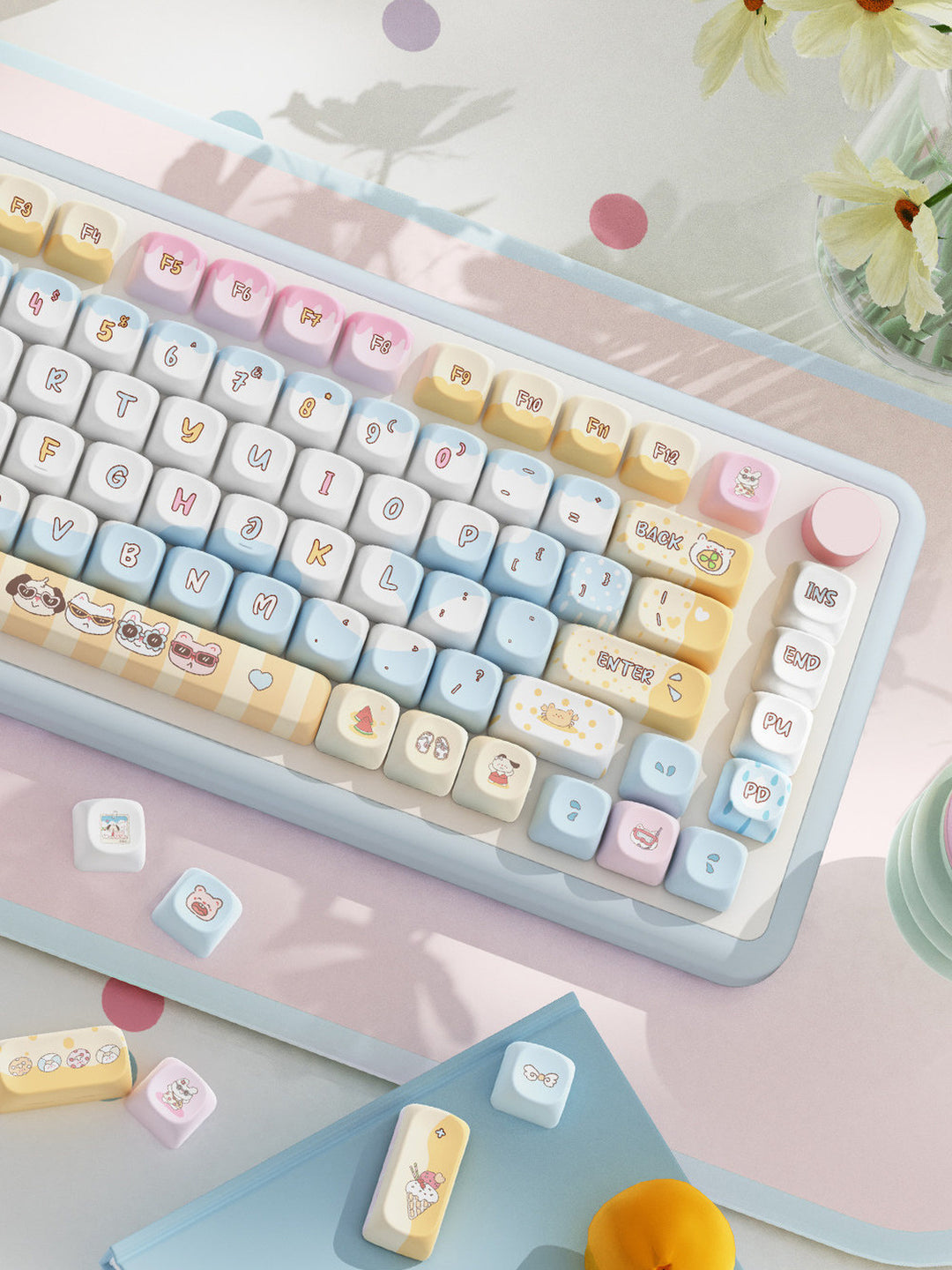 Shore or Sea Keycaps Set for Mechanical Keyboards