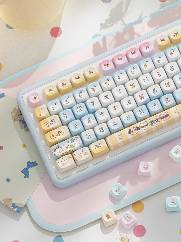 Shore or Sea Keycaps Set for Mechanical Keyboards