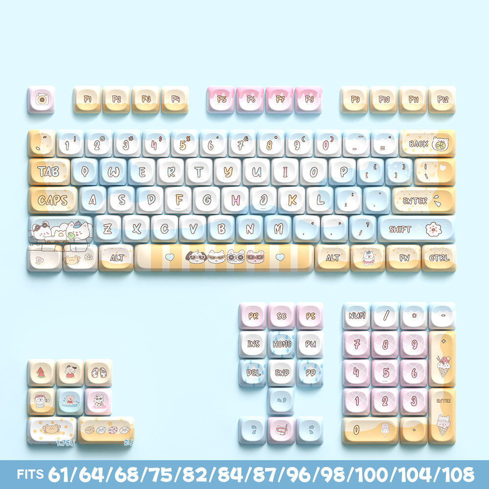 Shore or Sea Keycaps Set for Mechanical Keyboards