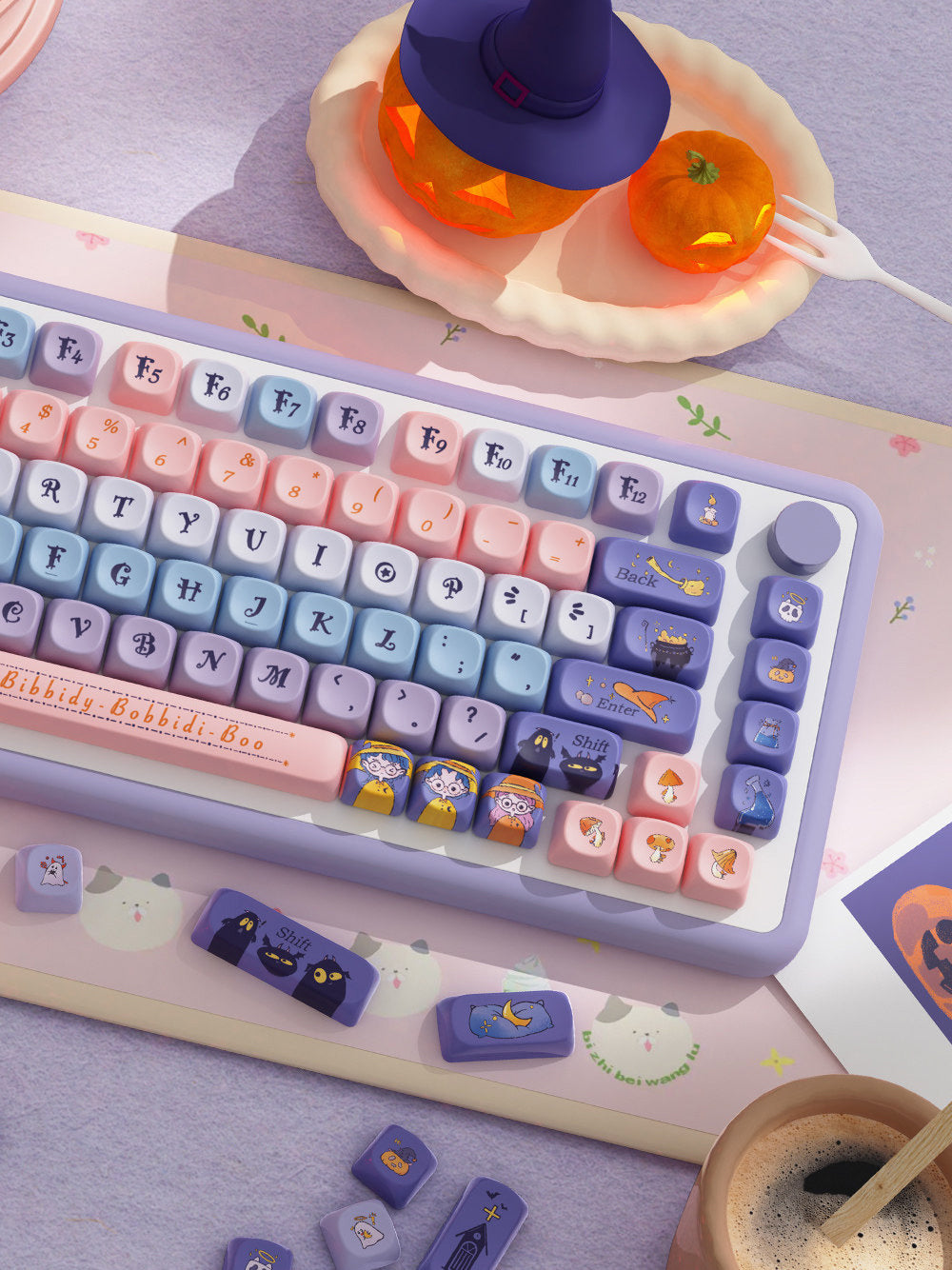 Trainee Witch Keycaps Set for Mechanical Keyboards