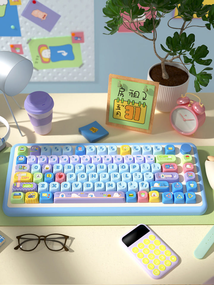 Eggs at Work Keycaps Set for Mechanical Keyboards