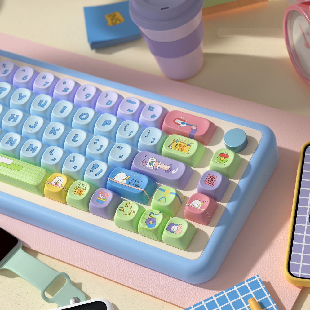 Eggs at Work Keycaps Set for Mechanical Keyboards