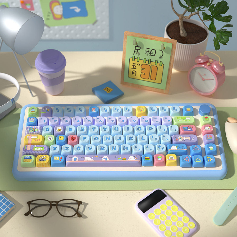 Eggs at Work Keycaps Set for Mechanical Keyboards