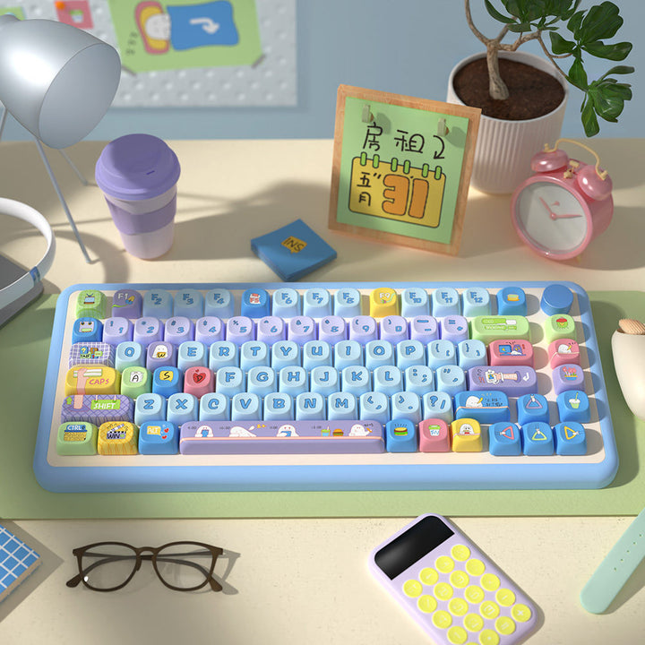 Eggs at Work Keycaps Set for Mechanical Keyboards