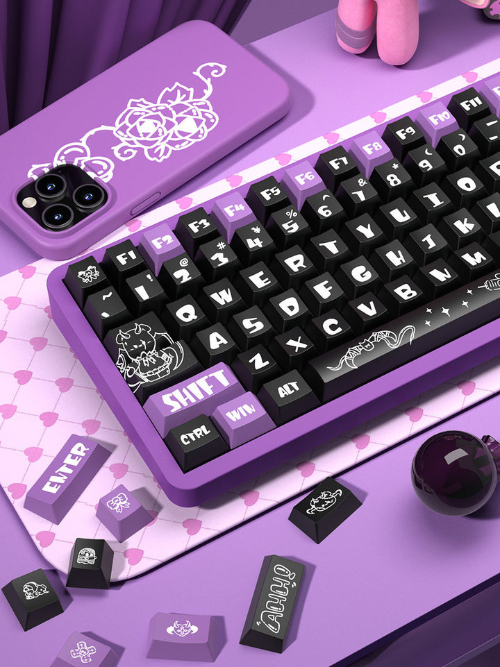 Dark Imps Keycaps Set for Mechanical Keyboards
