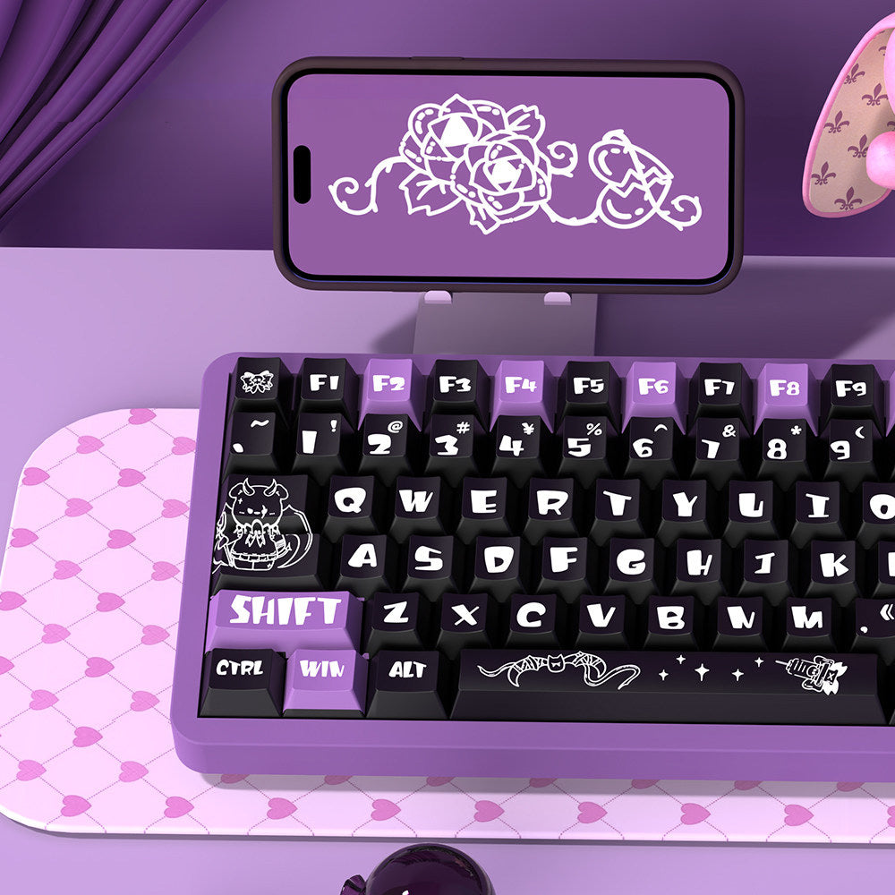 Dark Imps Keycaps Set for Mechanical Keyboards