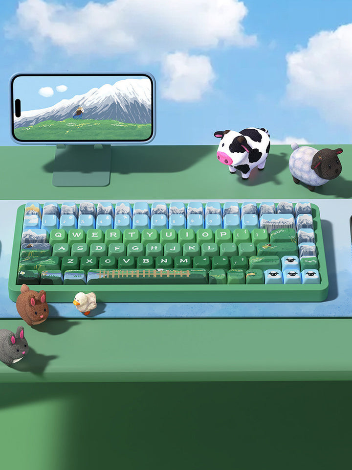 Heidi and Grandpa Keycaps Set for Mechanical Keyboards