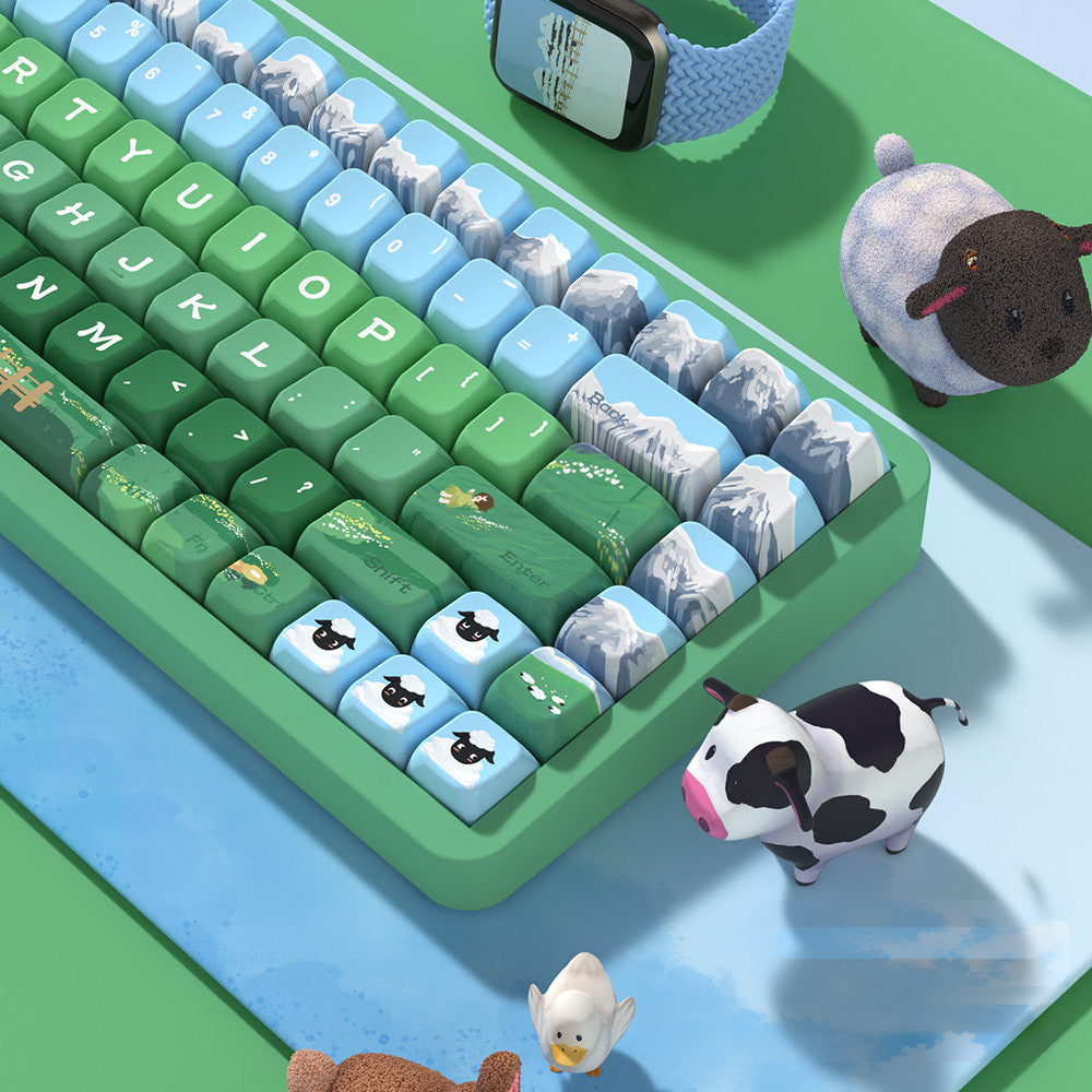 Heidi and Grandpa Keycaps Set for Mechanical Keyboards