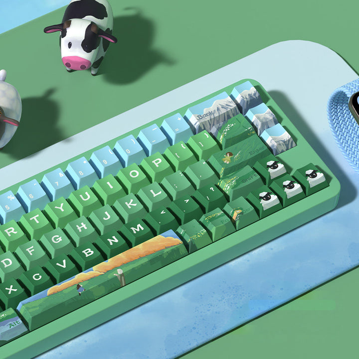 Heidi and Grandpa Keycaps Set for Mechanical Keyboards