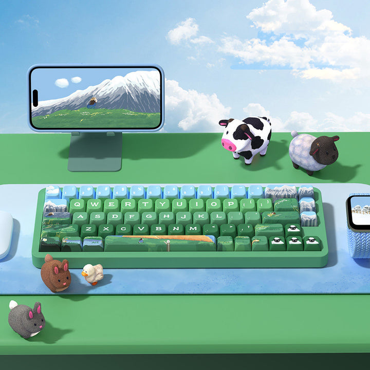 Heidi and Grandpa Keycaps Set for Mechanical Keyboards
