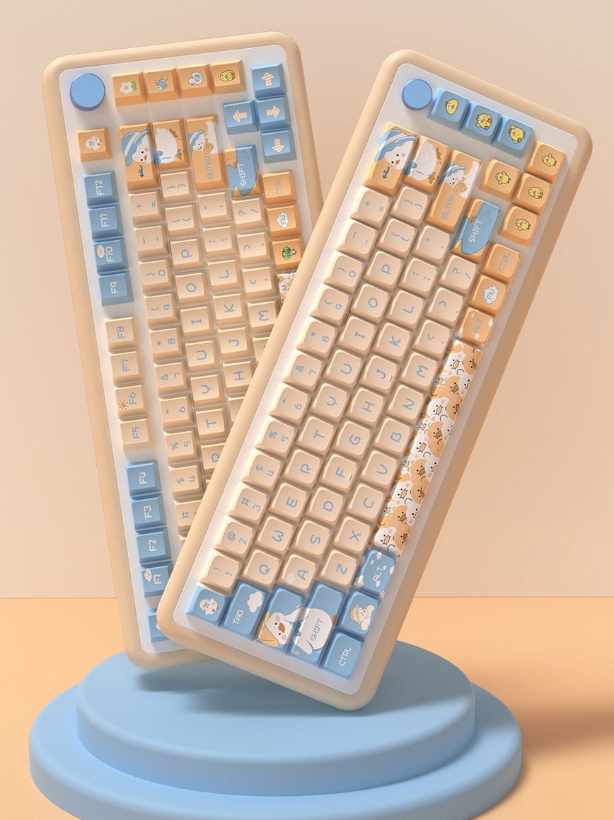 Cute Little Duck Keycaps Set for Mechanical Keyboards