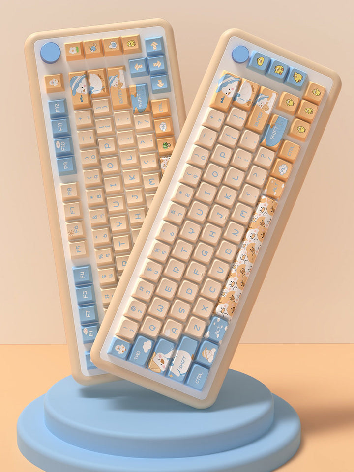 Cute Little Duck Keycaps Set for Mechanical Keyboards
