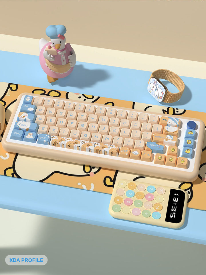 Cute Little Duck Keycaps Set for Mechanical Keyboards
