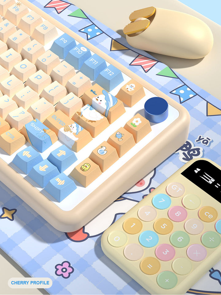 Cute Little Duck Keycaps Set for Mechanical Keyboards