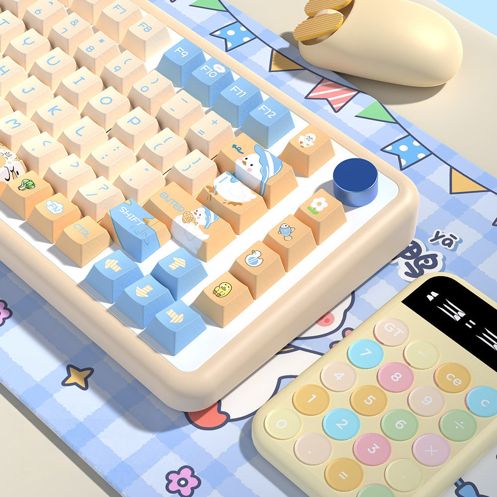 Cute Little Duck Keycaps Set for Mechanical Keyboards