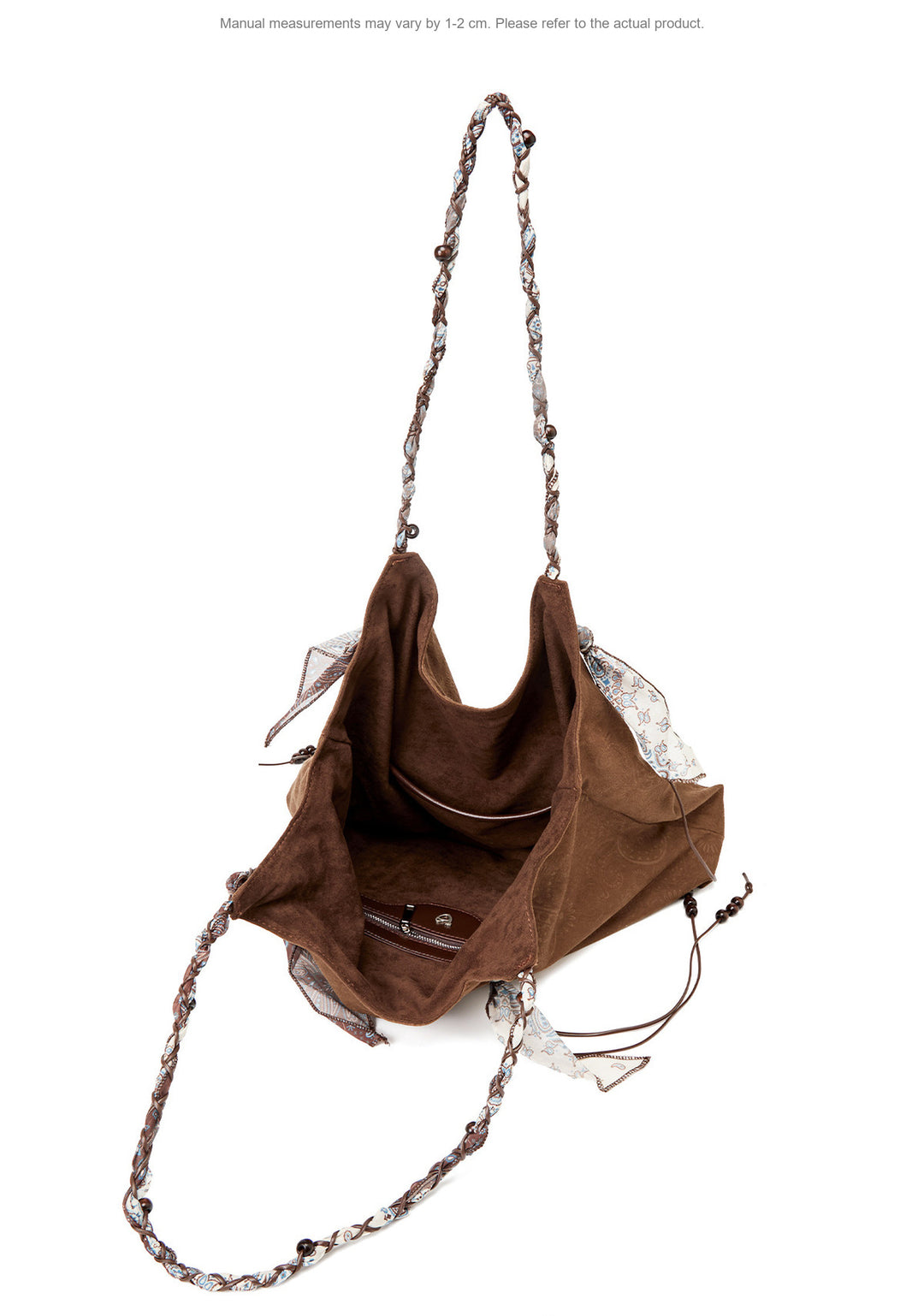 Boho Paisley Scarf Strap Hobo Bag