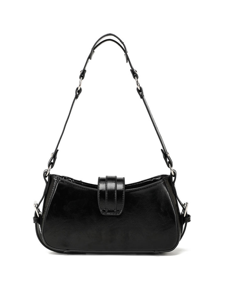Y2K Studded Star Baguette Shoulder Bag