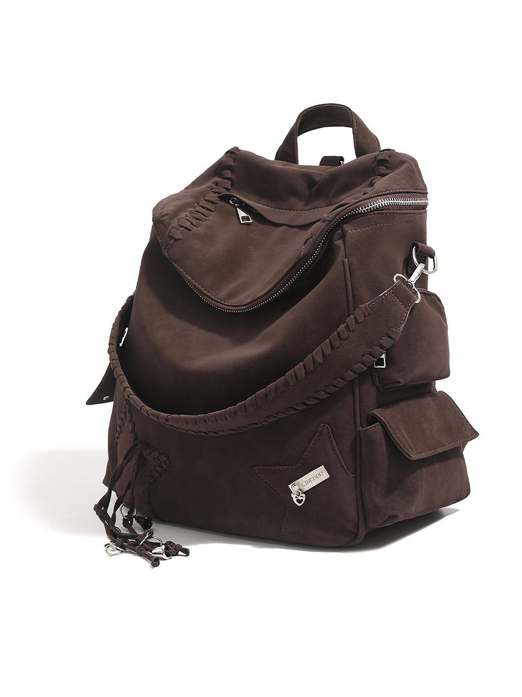 Vintage Braided Star Convertible Backpack