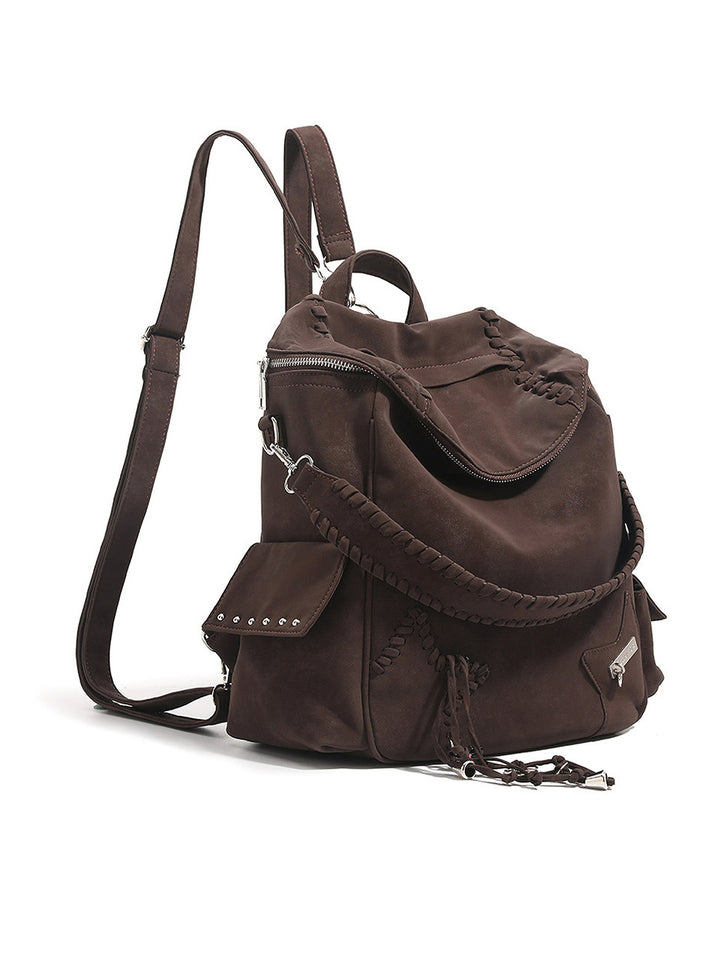 Vintage Braided Star Convertible Backpack