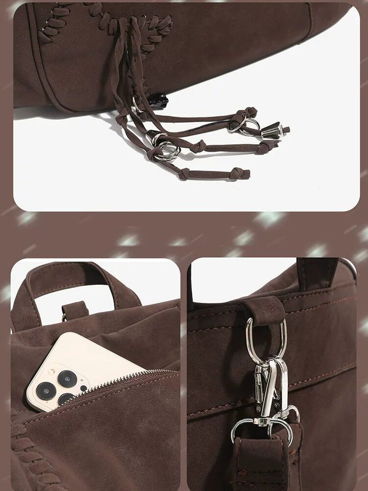 Vintage Braided Star Convertible Backpack