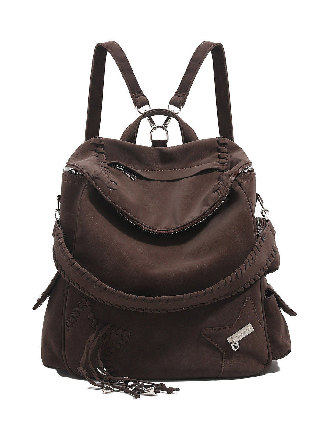 Vintage Braided Star Convertible Backpack