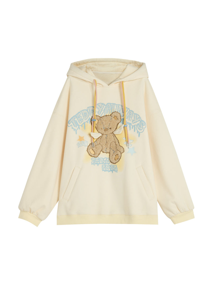 Kawaii Winged Teddy Bear Hoodie