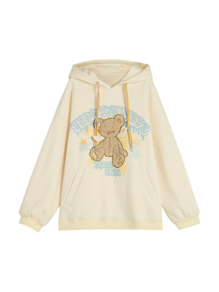 Kawaii Winged Teddy Bear Hoodie