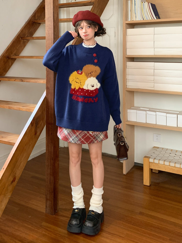 Kawaii Sundae Graphic Raglan T-Shirt