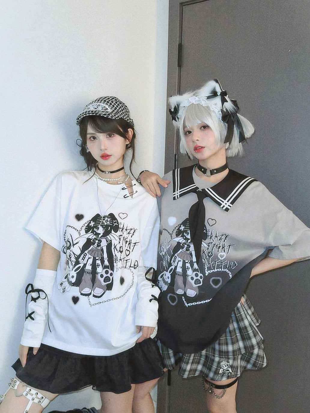 Y2K Winged Girl Graphic T-Shirt