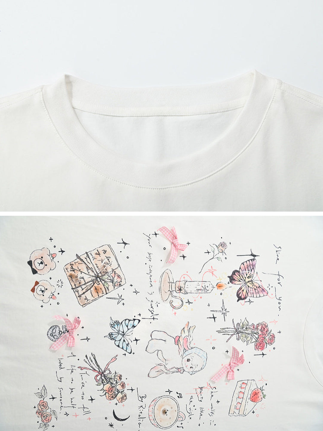 Coquette Doodle Graphic T-Shirt