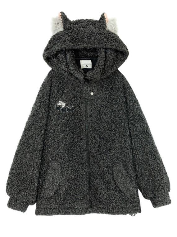 Kawaii Animal Hood Fleece Jacket