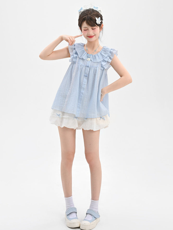 Coquette Bow Lace Bloomers