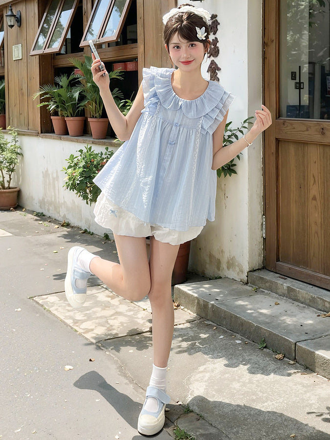 Coquette Bow Lace Bloomers