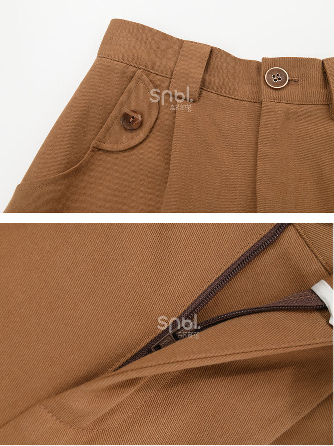 High-Waist Embroidered Cuffed Shorts