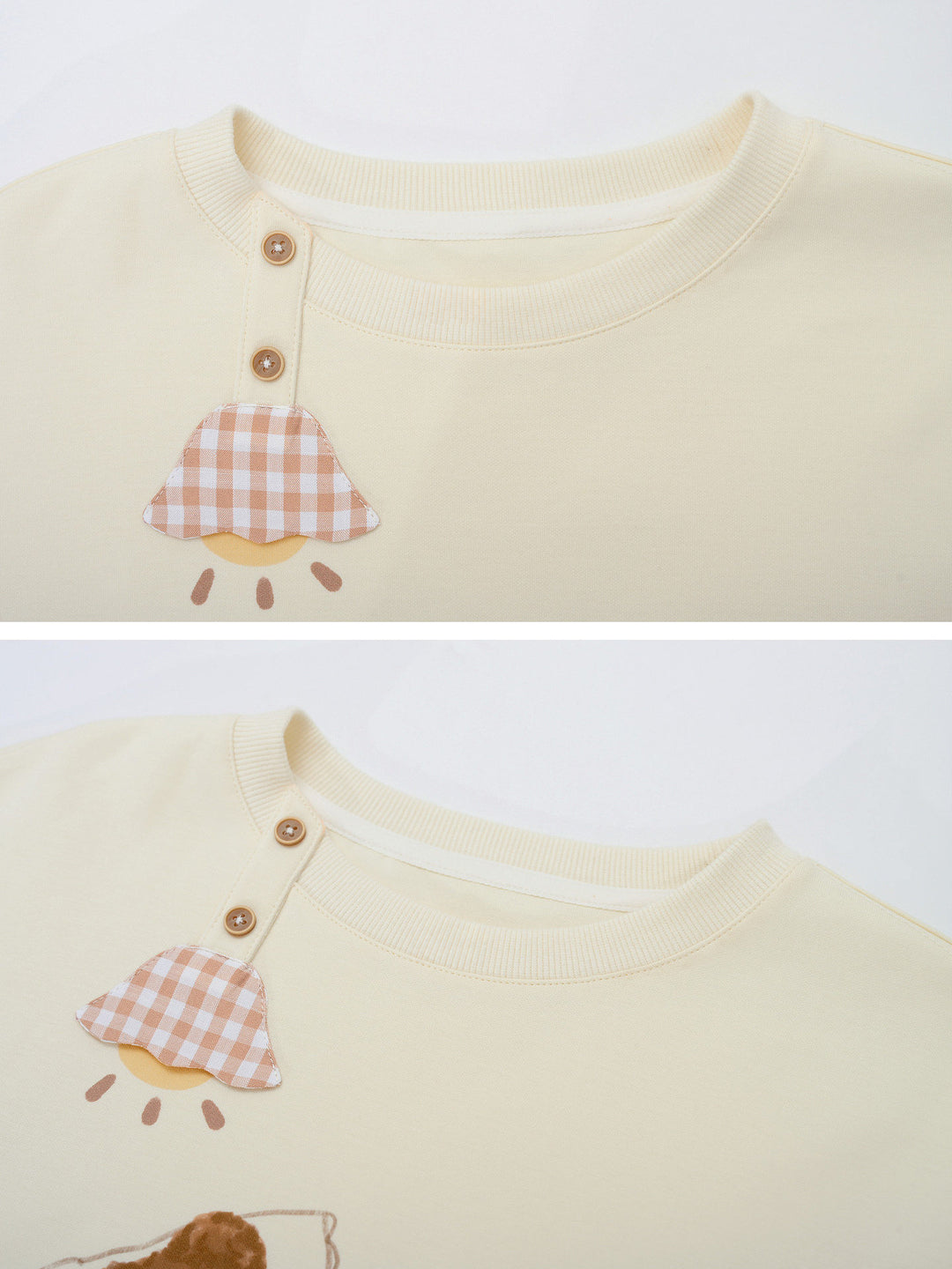 Teddy Bear Graphic Long Sleeve T-Shirt