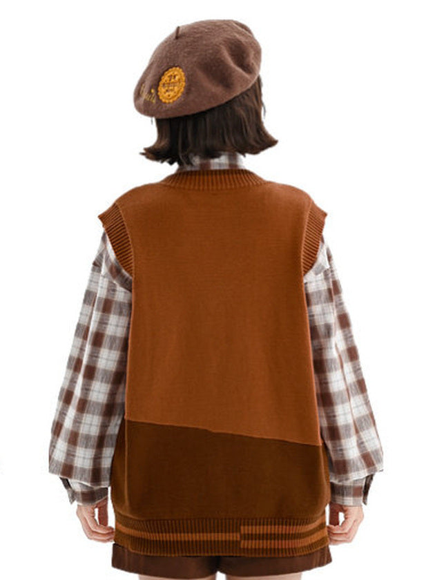Preppy Red Panda Plaid Shirt